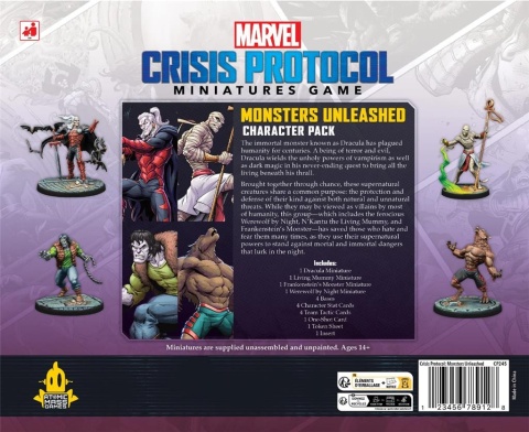 Marvel: Crisis Protocol - Monsters Unleashed Character Pack