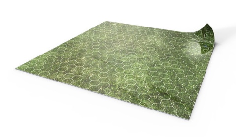 PLAYMATY Mata suchościeralna RPG heksagonalna - Trawa [50x50]