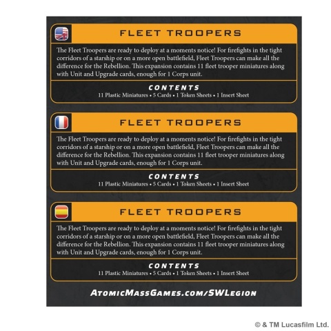 Star Wars Legion 2.0: Fleet Troopers