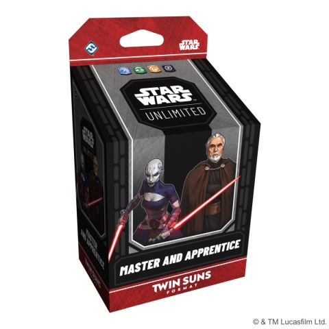 Star Wars: Unlimited - Twin Suns Format - Master and Apprentice - Dooku and Asajj