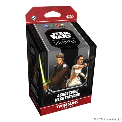 Star Wars: Unlimited - Twin Suns Format - Aggressive Negotiations - Anakin & Padme