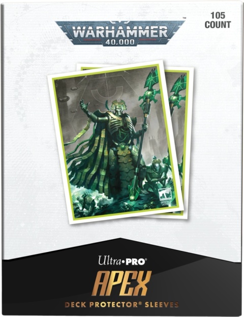 Ultra-Pro: Necron Codex Aligned - 105ct Apex Deck Protector Sleeves