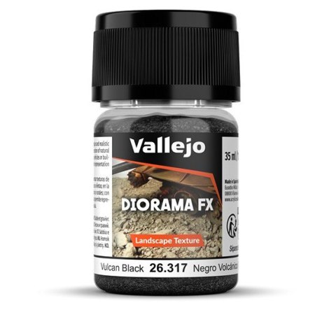 Vallejo: 26.317 - Diorama FX - Landscape Textures - Vulcan Black (1-2 mm)