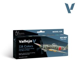 Vallejo: 71.152 - Model Air - Air War - IJA Colors - Imperial Japanese Army Pre-War to 1945 (8x18 ml)