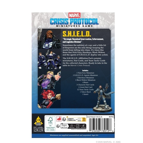 Marvel: Crisis Protocol - S.H.I.E.L.D. Affiliation Pack