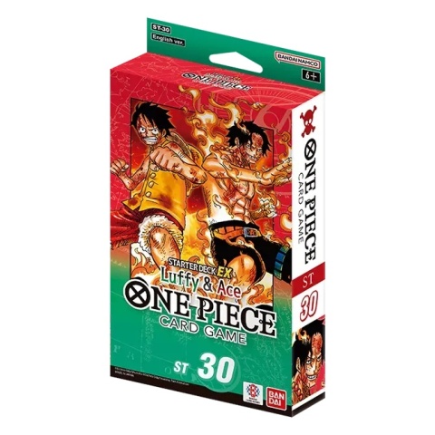 One Piece: The Card Game - ST-30 - Starter Deck - Red/Green Luffy & Ace