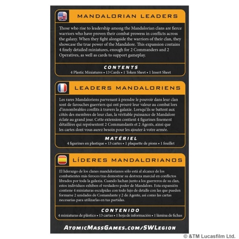 Star Wars: Legion 2.0 - Mandalorian Leaders