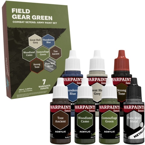 The Army Painter: Combat Se7ens - Field Gear Green