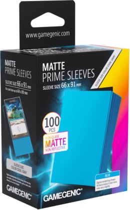 Gamegenic: Matte Prime Sleeves (66x91 mm) - Blue - 100 sztuk