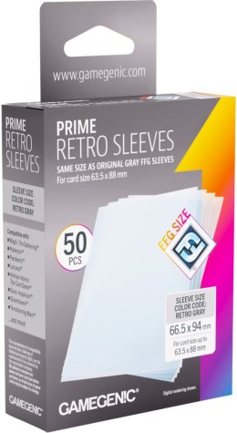 Gamegenic: Prime Retro Sleeves - FFG (66,5x94 mm) - 50 sztuk