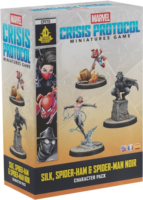 Marvel: Crisis Protocol – Silk, Spider-Ham & Spider-Man Noir Character Pack