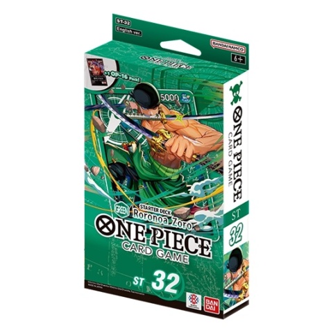 One Piece: The Card Game - ST-32 - Starter Deck - Green Roronoa Zoro