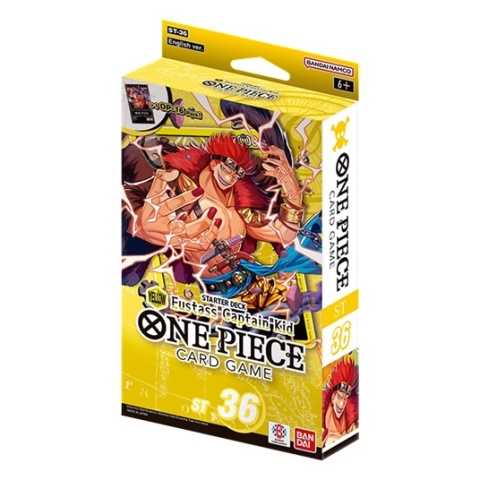 One Piece: The Card Game - ST-36 - Starter Deck - Yellow Eustass "Captain" Kid