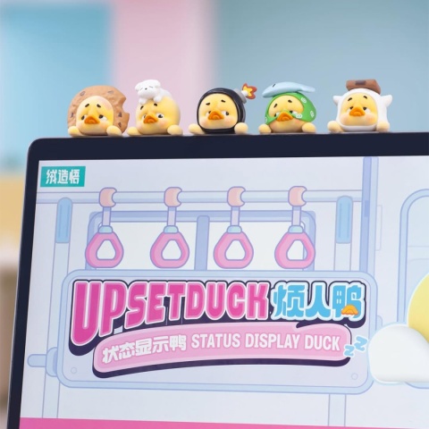 POP TOP 1983toys z serii „Upset Duck” – STATUS DISPLAY DUCK