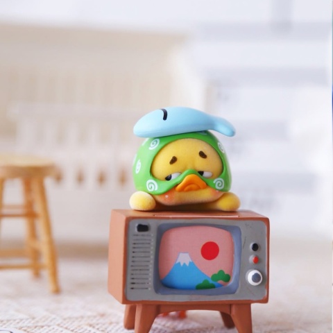 POP TOP 1983toys z serii „Upset Duck” – STATUS DISPLAY DUCK