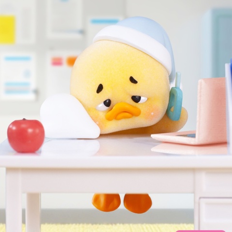 POP TOP 1983toys z serii „Upset Duck” – STATUS DISPLAY DUCK