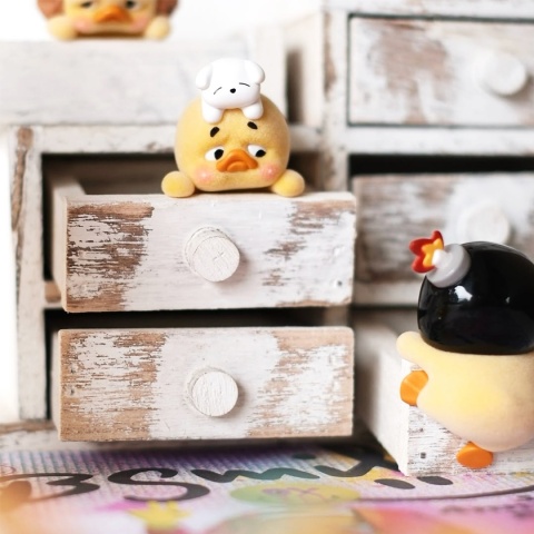 POP TOP 1983toys z serii „Upset Duck” – STATUS DISPLAY DUCK
