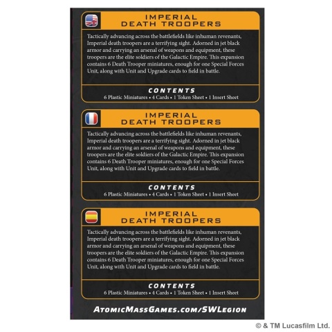 Star Wars Legion 2.0: Imperial Death Troopers