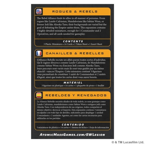 Star Wars: Legion 2.0 - Rogues and Rebels