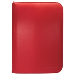 Ultra Pro: Vivid 4-Pocket Zippered PRO-Binder - Red