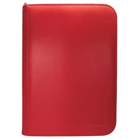 Ultra Pro: Vivid 4-Pocket Zippered PRO-Binder - Red