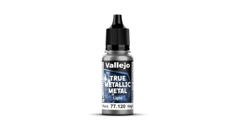 Vallejo: 77.270 - True Metallic Metal - Obsidian Black Paint Set (4)