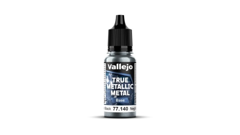 Vallejo: 77.270 - True Metallic Metal - Obsidian Black Paint Set (4)
