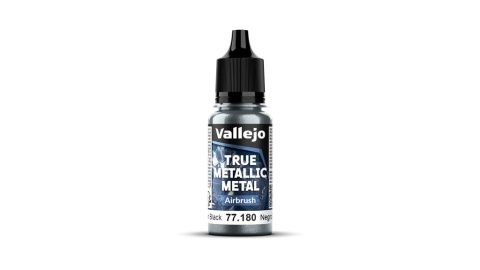Vallejo: 77.270 - True Metallic Metal - Obsidian Black Paint Set (4)