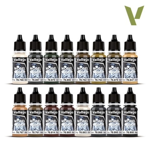Vallejo: Model Color - German AFV Colors WWII (16 x 18 ml)