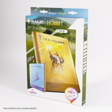 Gamegenic: Magic the Gathering - The Hobbit - Zip-Up Album 18-Pocket - Gandalf, Goblin's Bane/The Lord of the Eagles