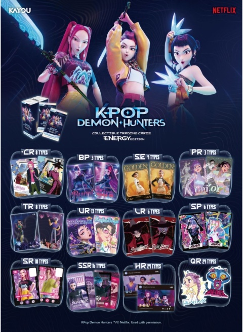 K-Pop Demon Hunters: Energy Edition - Platinum Booster Display (12)