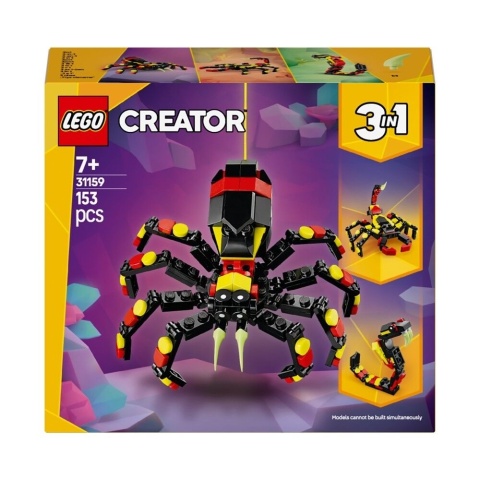 LEGO CREATOR 3w1 Dzikie zwierzęta pająk