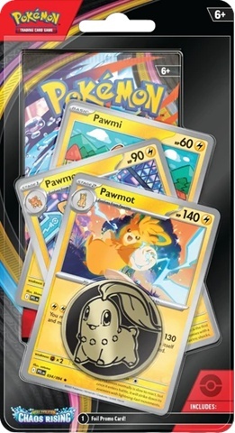Pokemon TCG: Chaos Rising - Premium Checklane Blister [Pawmot] (1)