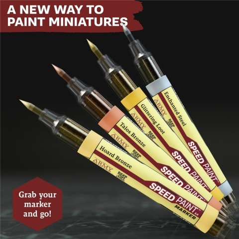 The Army Painter: Speedpaint 2.0 - Marker - Metallics Set