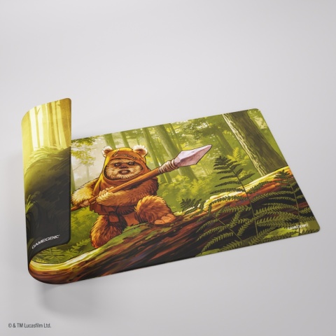 Gamegenic: Star Wars Unlimited - Double-Sided Game Mat - Wicket & Ewok Archers