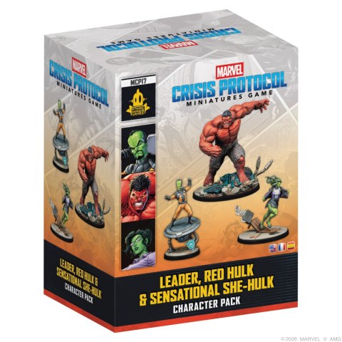 Marvel: Crisis Protocol - Leader, Red Hulk & Sensational She Hulk - Character Pack