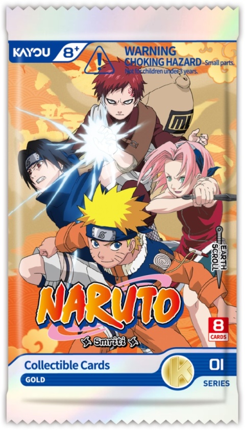 Naruto: Smriti Collectible Cards - Earth Scroll - Gold Booster (1)