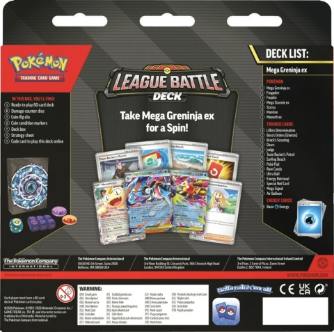 Pokemon TCG: League Battle Deck - Mega Greninja ex