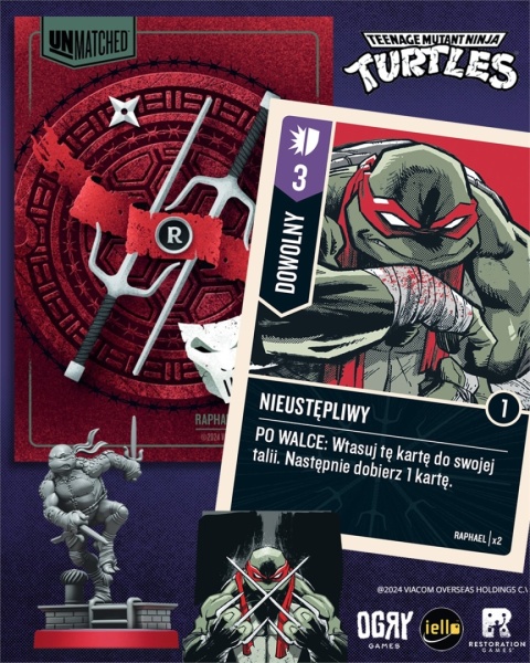 Unmatched: Adventures TMNT - podstawa + promo