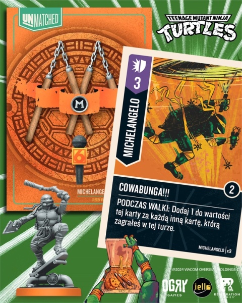Unmatched: Adventures TMNT - podstawa + promo