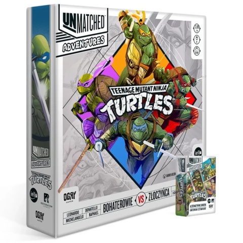 Unmatched: Adventures TMNT - podstawa + promo
