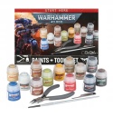 WARHAMMER 40,000: Paints + Tools Set