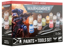 WARHAMMER 40,000: Paints + Tools Set