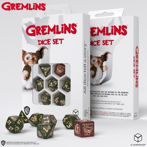 Q-WORKSHOP Zestaw Kości Gremliny