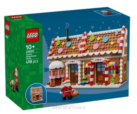 LEGO ICONIC Świąteczna chatka z piernika
