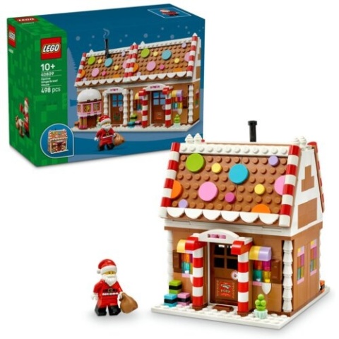 LEGO ICONIC Świąteczna chatka z piernika