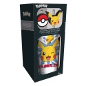 Pokemon Glass Tumbler with Straws Pikachu 485 ml - szklanka