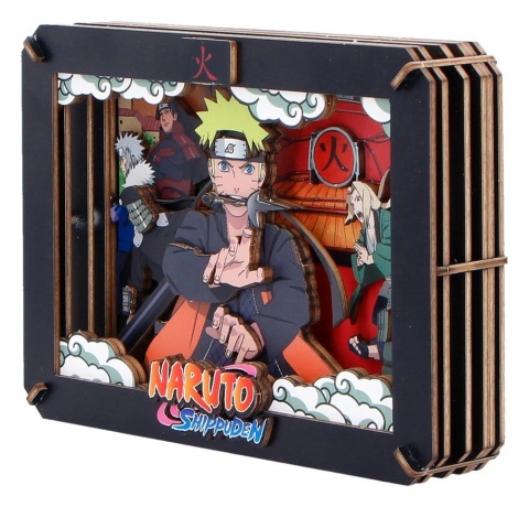 Naruto Model Kit Wooden Theatre Hokage (Medium) 10 cm