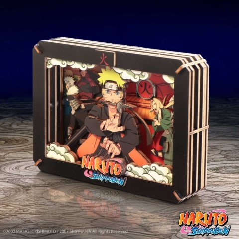 Naruto Model Kit Wooden Theatre Hokage (Medium) 10 cm