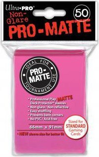 Ultra PRO PRO-MATTE Deck Protector sleeves Bright Pink 50 szt.